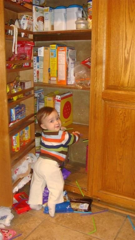 Trey Invading the Pantry